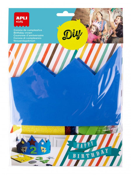Birthday crown blue