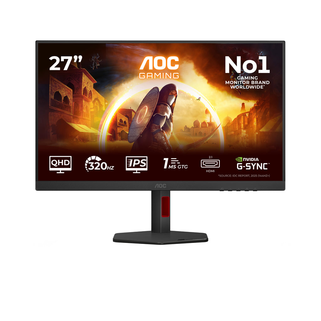 G4 Q27G4SRU pantalla para PC 68 6 cm (27") 2560 x 1440 Pixeles Quad HD LED Negro  Rojo