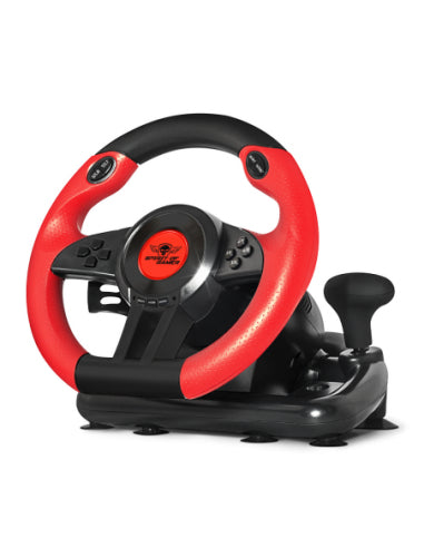 Race Wheel Pro 1 Negro  Rojo USB Volante + Pedales Analgico/Digital PC
