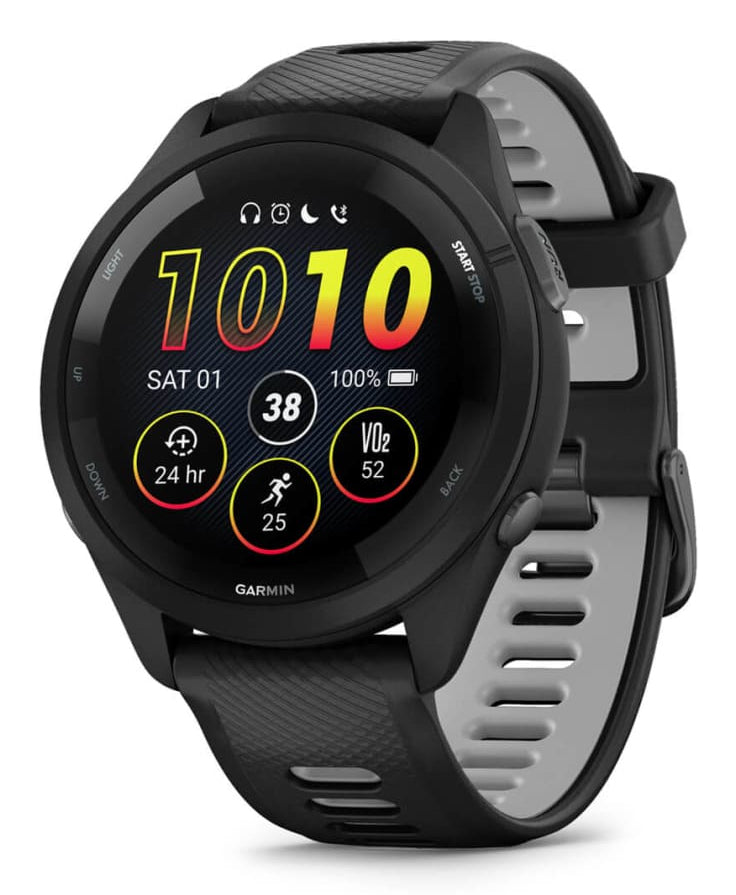 Forerunner 265 3 3 cm (1.3") AMOLED 46 mm Digital 416 x 416 Pixeles Pantalla tctil Negro Wifi GPS (satlite)