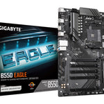 B550 EAGLE Placa base - Procesadores AMD Ryzen serie 5000 G  VRM de 10+3+1 fases  hasta 3200 MHz DDR4  1xPCIe 4.0 + 1xPCIe 3.0 M.2  LAN 1GbE  USB 3.2 Gen 2
