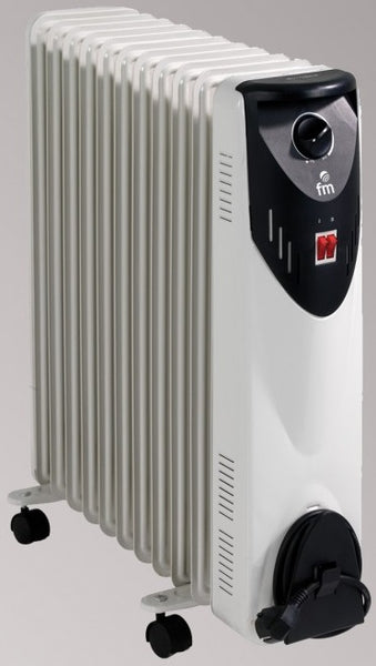 RW-25 calefactor elctrico Negro  Gris 2500 W Radiador