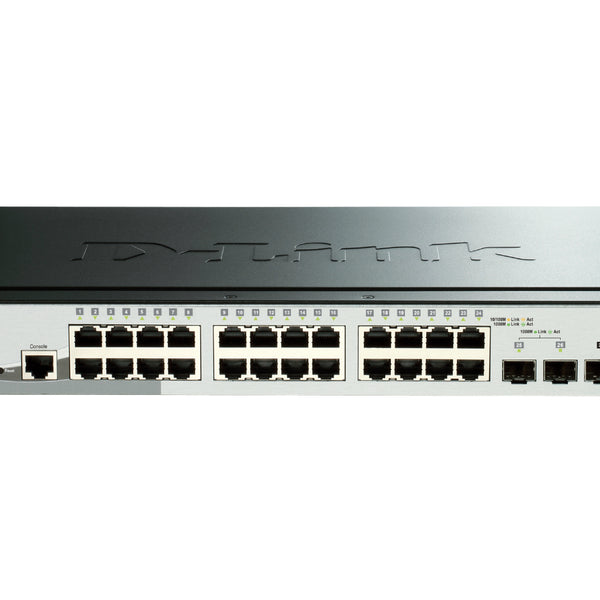 DGS-1510-28P switch Gestionado L3 Gigabit Ethernet (10/100/1000) Energa sobre Ethernet (PoE) Negro