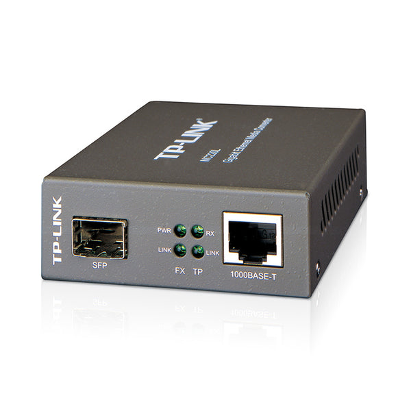 MC220L convertidor de medio 1000 Mbit/s Multimodo  Monomodo Negro