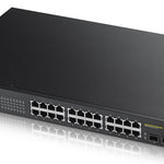 GS1900-24HP Gestionado L2 Gigabit Ethernet (10/100/1000) Energa sobre Ethernet (PoE) Negro