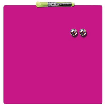 Pizarra hogar magntica 360x360mm rosa