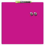 Pizarra hogar magntica 360x360mm rosa