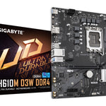 H610M D3W DDR4 Placa base - Compatible con procesadores Intel Core de 14 generacin  VRM de 5+1+1 fases  hasta 3200 MHz DDR4  1xPCIe 3.0 M.2  LAN 1 GbE  USB 3.2 Gen 1