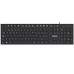 TECLADO CON CABLE  NEGRO  ESPAOL