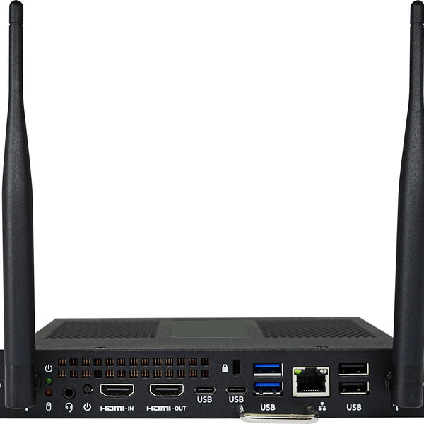WB7E120U PCs/estacin de trabajo Intel Core Ultra 7 155H 16 GB DDR4-SDRAM 256 GB SSD Windows 11 Pro Slim PC Mini PC Negro