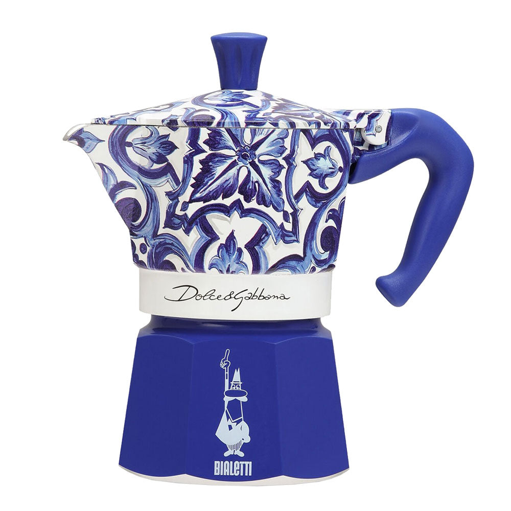 0005345 cafetera manual Cafetera moka elctrica 0 13 L Azul  Blanco