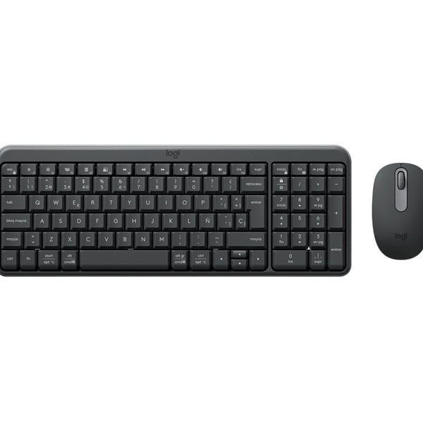 MK250 Combo teclado Ratn incluido Universal RF Wireless + Bluetooth QWERTY Espaol Grafito