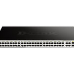 DGS-1210-52 Gestionado L2 Gigabit Ethernet (10/100/1000) 1U Negro