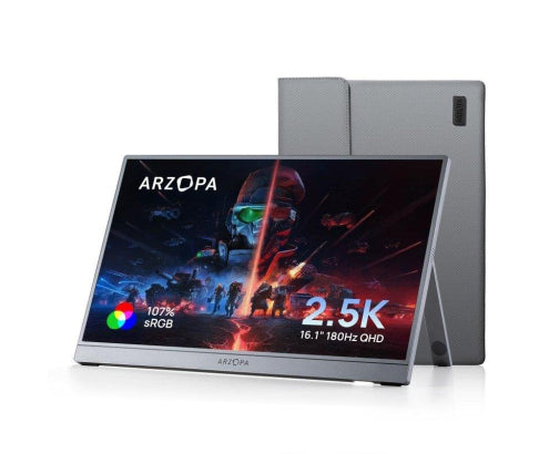 Z3FC + SLEEVE Monitor porttil Gris 40 9 cm (16.1") LCD 2560 x 1440 Pixeles