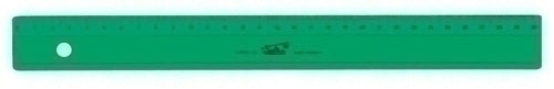 REGLA SAFTA 30 CENTIMETROS VERDE
