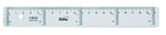 REGLA CRISTAL SAFTA 20 CENTIMETROS