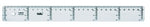 REGLA CRISTAL SAFTA 30 CENTIMETROS