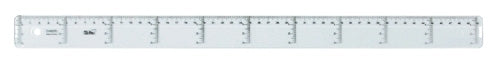 REGLA CRISTAL SAFTA 50 CENTIMETROS