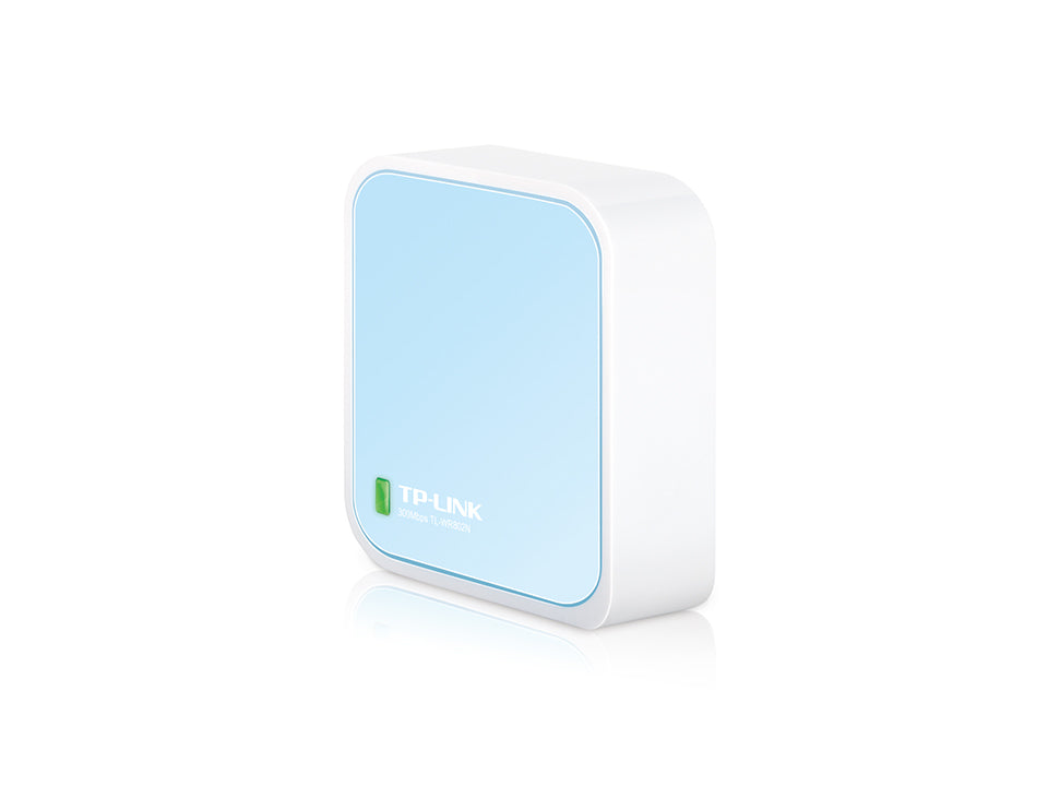 TL-WR802N router inalmbrico Ethernet rpido Banda nica (2 4 GHz) Azul  Blanco