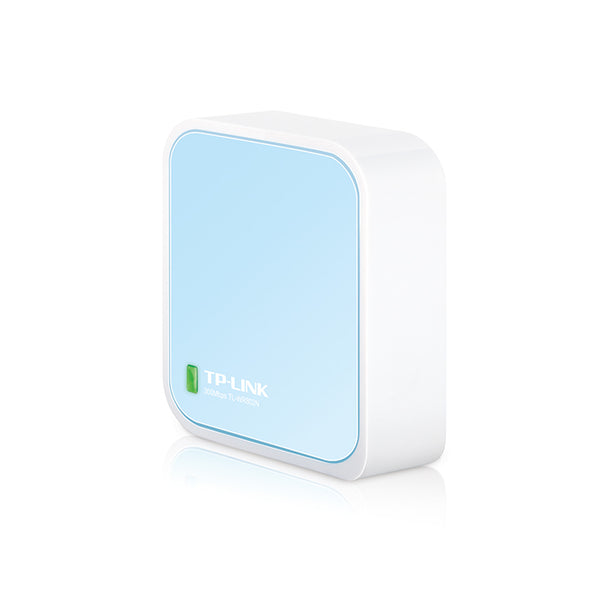 TL-WR802N router inalmbrico Ethernet rpido Banda nica (2 4 GHz) Azul  Blanco