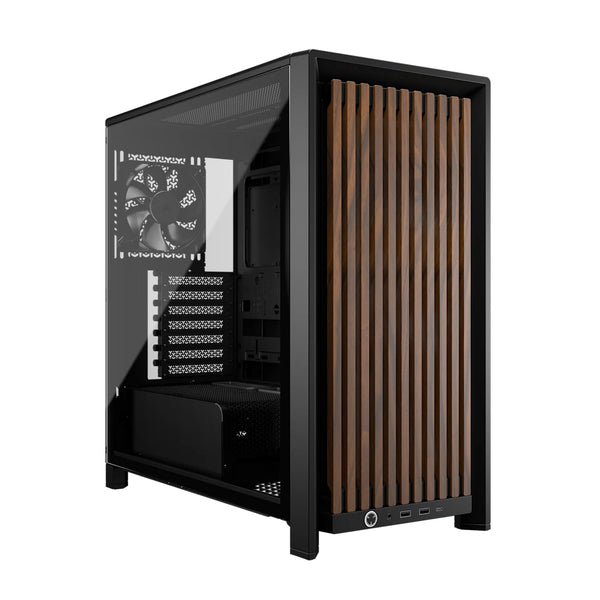 FRAME 4000D WOOD RS Midi Tower Negro  Madera