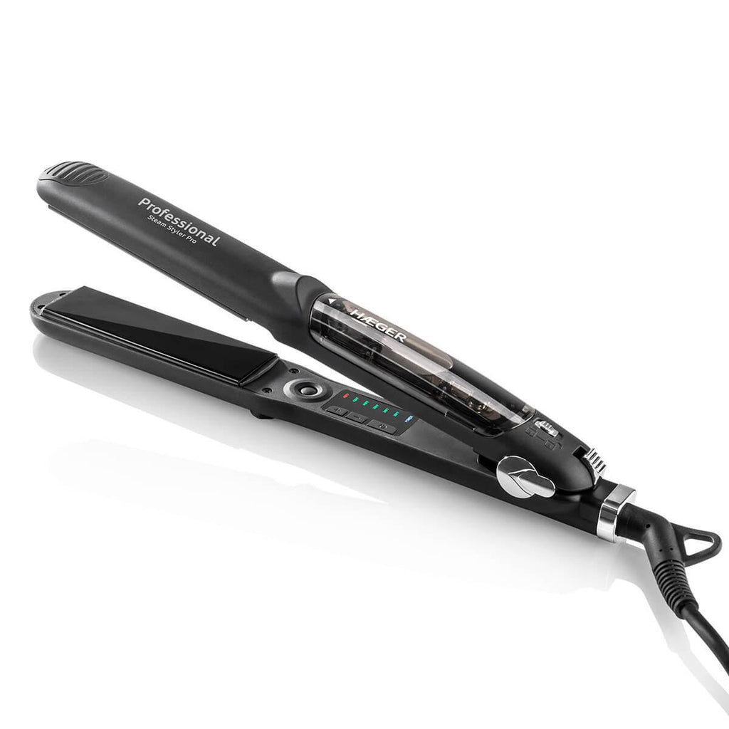 HS-45B.007A Utensilio de peinado Plancha de pelo Vapor Negro 2 5 m