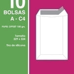 BOLSA SAM 229x324 BCO. 100g PAQ.10 - Pack de 25 unidades