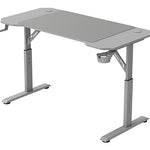 MGD-ERGO120  Mesa Altura Ajustable 3 Posiciones  Superficie Ergonmica  Estructura Metlica  Alfombrilla XXL  Soporte Auriculares y Bebida  Gestin Cableado  Mesa Gaming 120x60cm  Blanco
