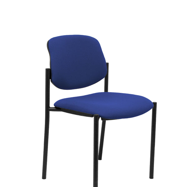 Silla fija Villalgordo bali azul chasis negro