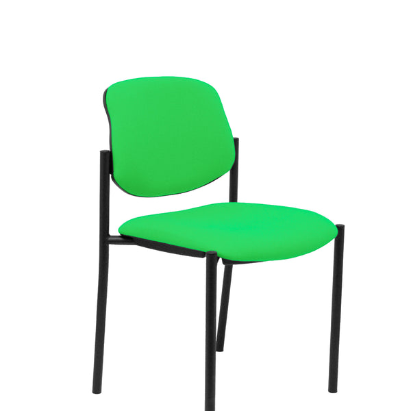 Silla fija Villalgordo bali pistacho chasis negro
