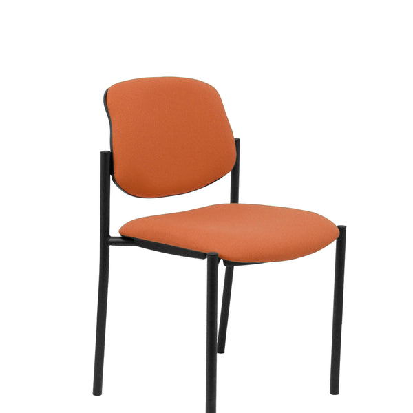 Silla fija Villalgordo bali marrn chasis negro