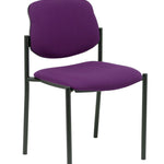 Silla fija Villalgordo bali morado chasis negro