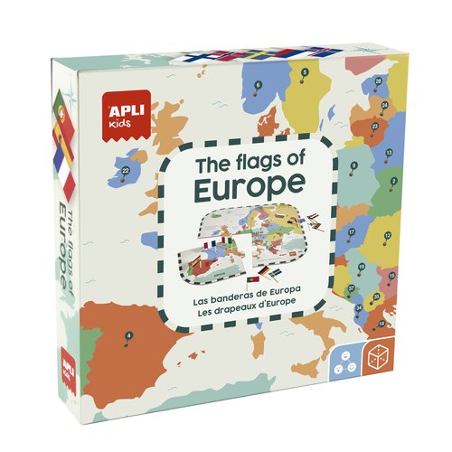 PUZZLE EDUCATIVO APLI BANDERAS EU