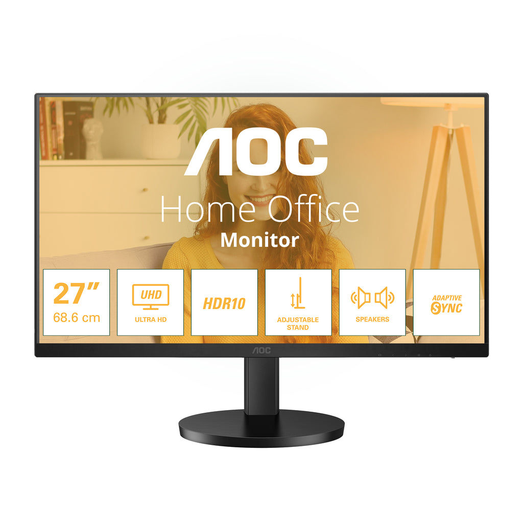 U27B3AF pantalla para PC 68 6 cm (27") 3840 x 2160 Pixeles 4K Ultra HD LED Negro