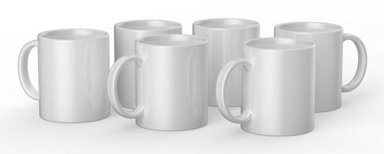 Blank tazn Blanco Universal 6 pieza(s)