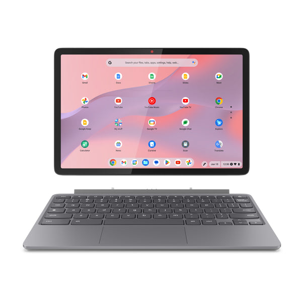 Chromebook Duet 11M889 MediaTek Kompanio 838 27 8 cm (10.9") Pantalla tctil WUXGA 8 GB LPDDR4x-SDRAM 128 GB eMMC Wi-Fi 6 (802.11ax) ChromeOS Espaol Gris