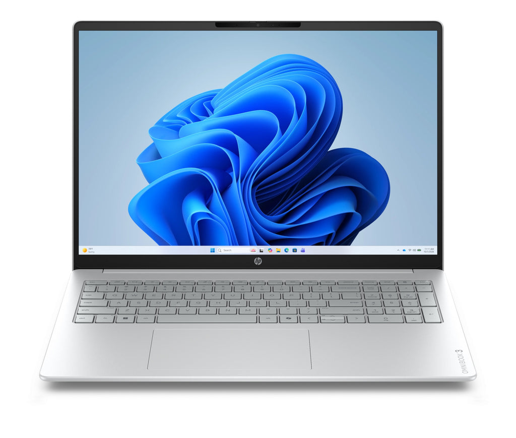 OmniBook 3 16-bu0077ns Intel Core 3 100U Porttil 40 6 cm (16") 2K 8 GB DDR5-SDRAM 512 GB SSD Wi-Fi 6 (802.11ax) Windows 11 Home Gris  Plata