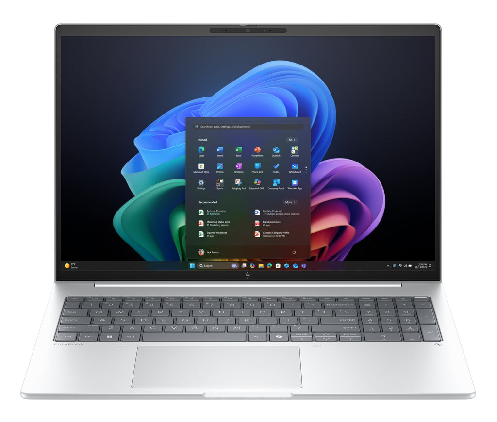 EliteBook 8 G1i 16 inch Notebook Next Gen AI PC Copilot+ PC Intel Core Ultra 5 236V Porttil 40 6 cm (16") WUXGA 16 GB LPDDR5x-SDRAM 512 GB SSD Wi-Fi 7 (802.11be) Windows 11 Pro Plata