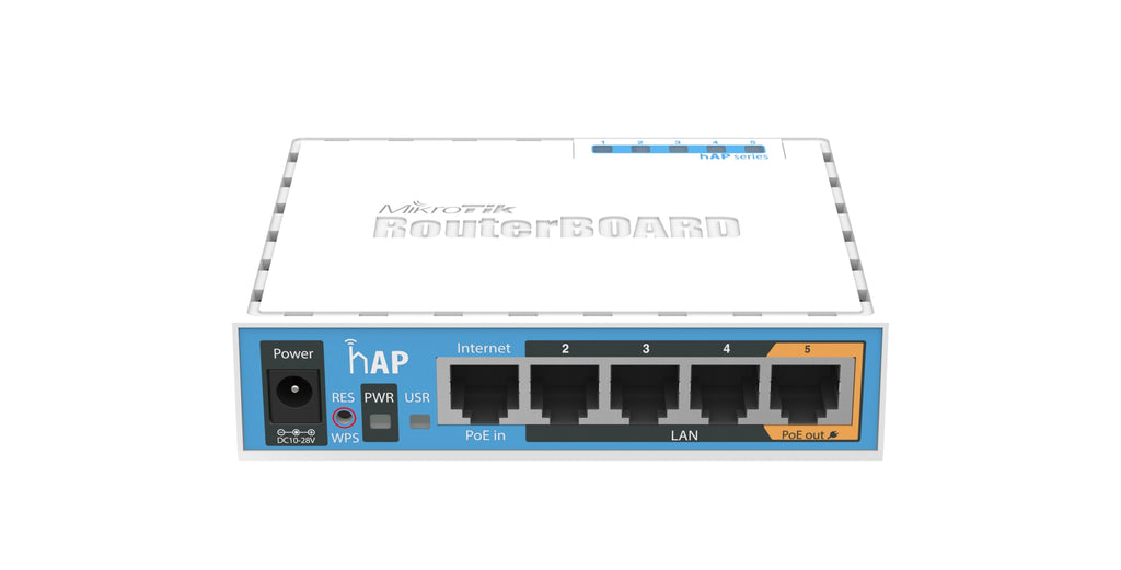 hAP Blanco Energa sobre Ethernet (PoE)