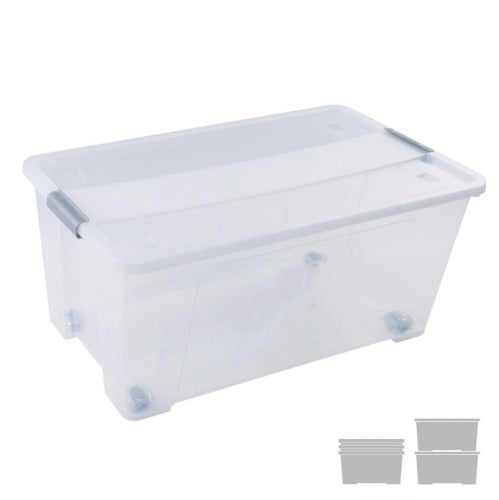 CAJA ALMA. ARCHIVO 2000 C/TAPA 61L 40X68X31CM TRAN