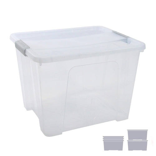 CAJA ALMA. ARCHIVO 2000 C/TAPA 32L 36X42X30CM TRAN