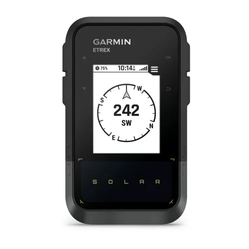eTrex Solar navegador De mano 5 49 cm (2.16") 141 g Negro  Gris
