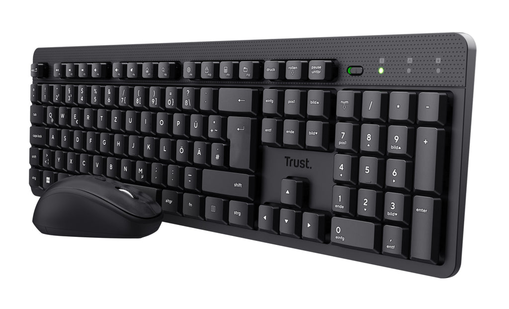TKM-360 teclado Ratn incluido Oficina RF inalmbrico QWERTY Espaol Negro