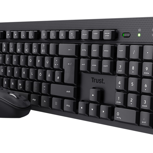TKM-360 teclado Ratn incluido Oficina RF inalmbrico QWERTY Espaol Negro