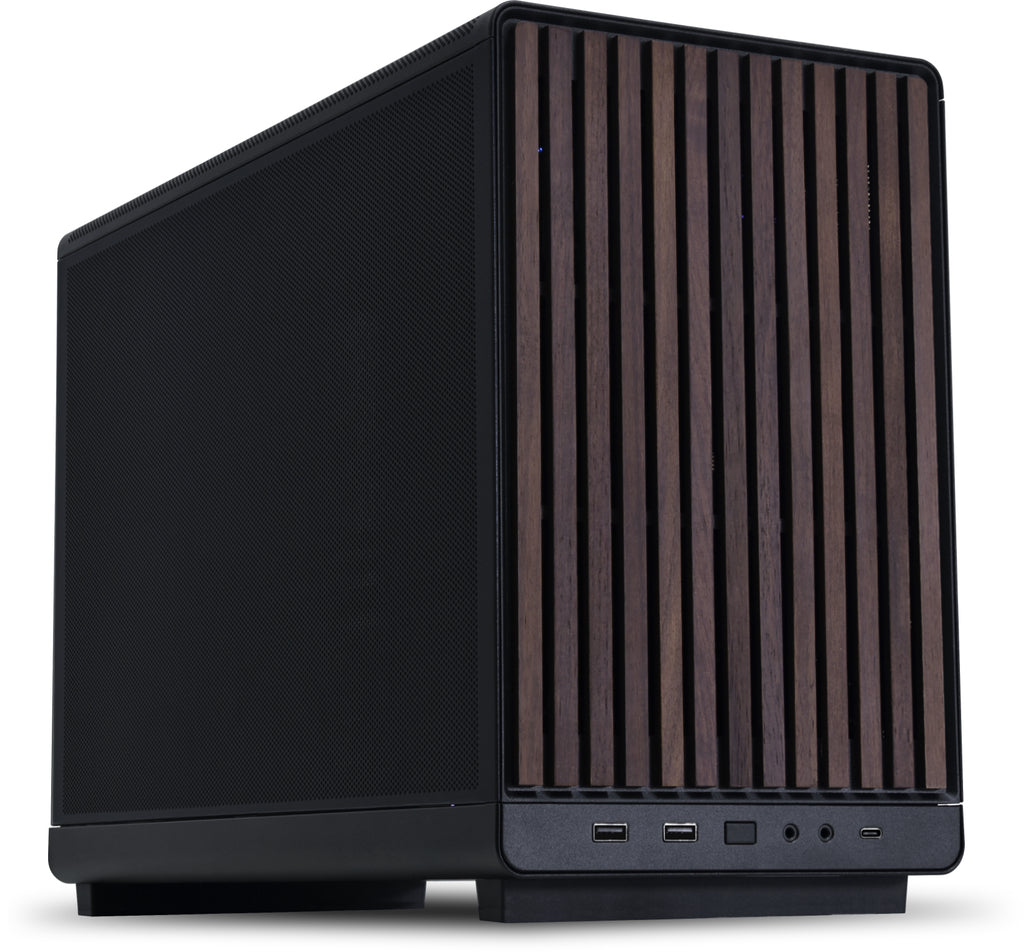 A3-mATX Micro Torre Negro  Madera
