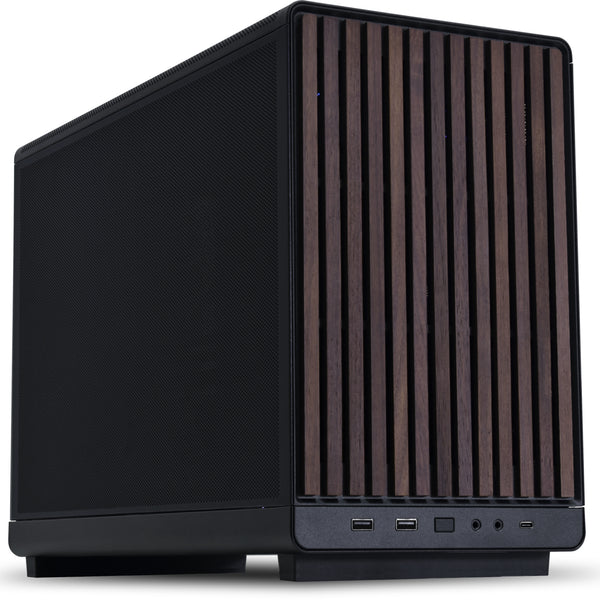 A3-mATX Micro Torre Negro  Madera