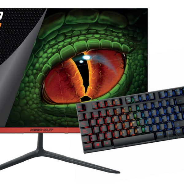 XGM22KITV2 pantalla para PC 54 6 cm (21.5") 1920 x 1080 Pixeles Full HD LED Negro  Rojo