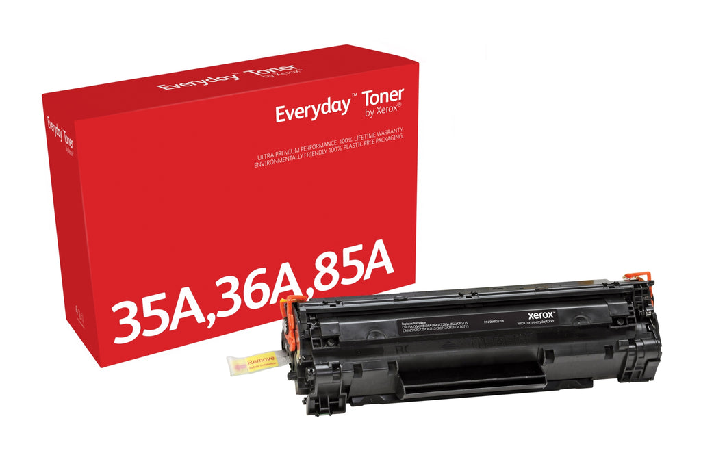 Everyday Toner Everyday Negro di Xerox compatibile con HP 35A 36A 85A (CB435A/ CB436A/ CE285A)  Capacidad estndar