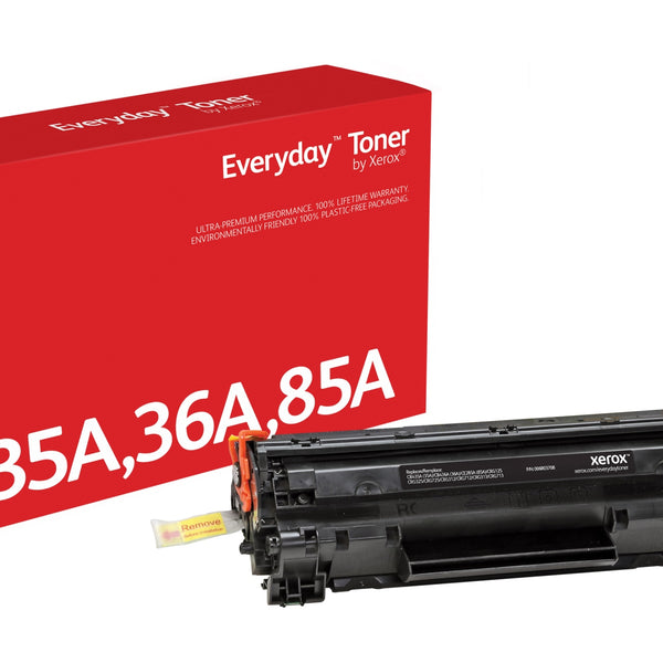 Everyday Toner Everyday Negro di Xerox compatibile con HP 35A 36A 85A (CB435A/ CB436A/ CE285A)  Capacidad estndar