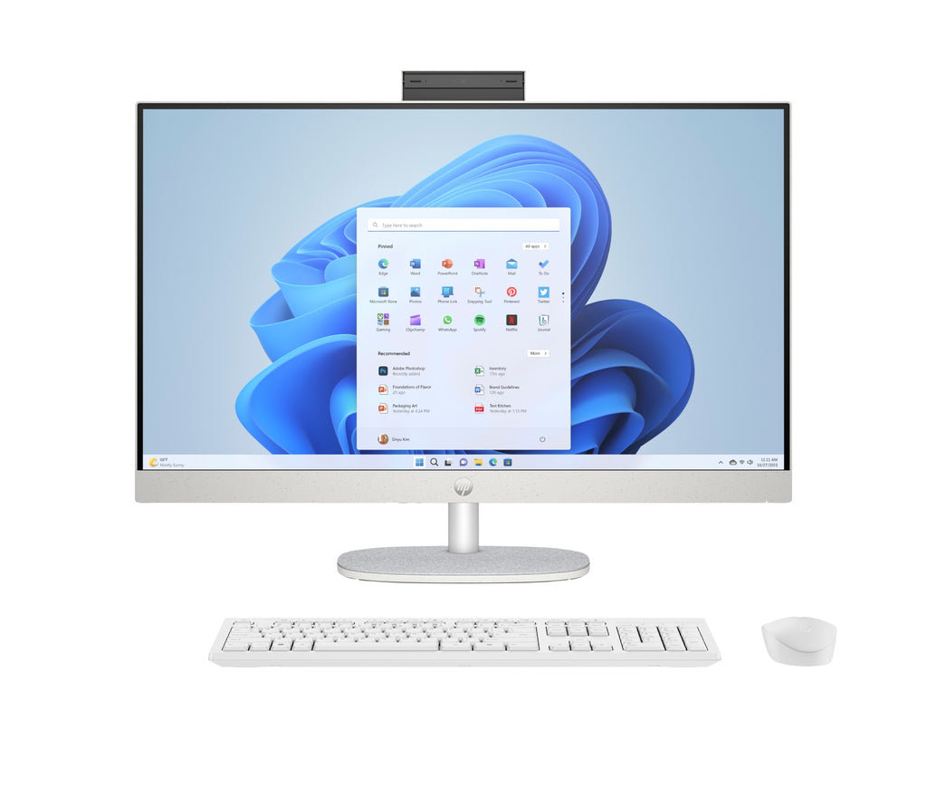 27 inch All-in-One 27-cr0125ns PC Intel Core i5 i5-1335U 68 6 cm (27") 1920 x 1080 Pixeles 16 GB DDR4-SDRAM 512 GB SSD Windows 11 Home Wi-Fi 6 (802.11ax) Blanco